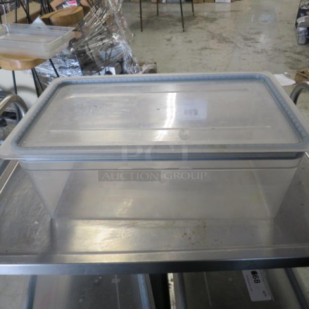 One Cambro Full Size 8 Inch Deep Food Storage Container With Lid. - Image 1 of 1