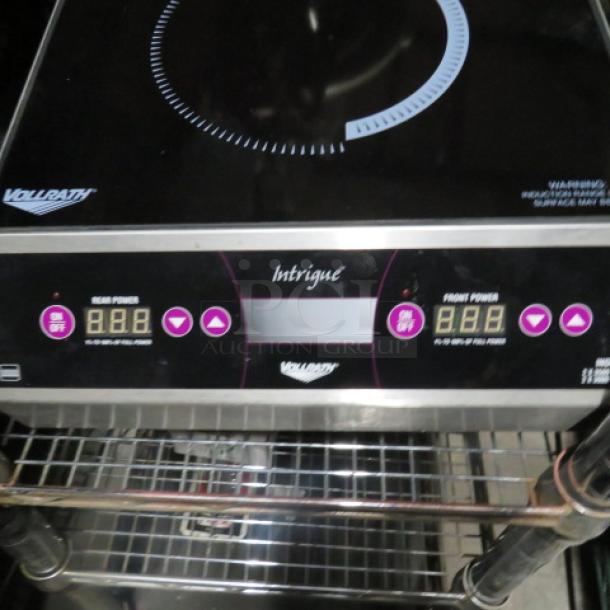 One Vollrath Professional Series Countertop Induction Dual Cooktop. #69522. 208/240 Volt. 1 Phase. Unable To Test. 16X30X5. $3525.30 - Image 2 of 2