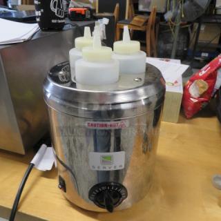 One NEW  Server 3 Quart Squeeze Bottle Warmer. Model# SBW. 120 Volt. 500 Watt. $302.99.
