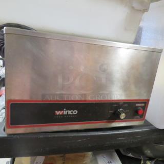 One Winco Food Warmer. 120 Volt. Model# FW-S500.