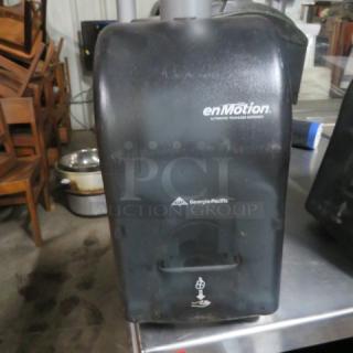 One En Motion Hands Free Automatic Soap Dispenser.