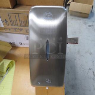 One NEW Stainless Steel Bradley Automatic Hands Free Soap Dispenser. #6AO1.