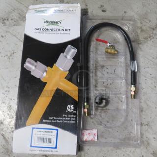 One NEW Regency 36X1/2 Inch Gas Connector Kit. #600GKS1236