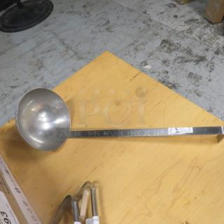 One 24oz Stainless Steel ladle.