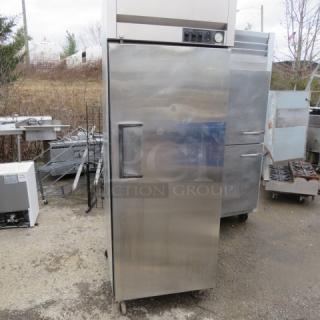 One True Pass Thru Heated Cabinet on Casters. 28X38X82