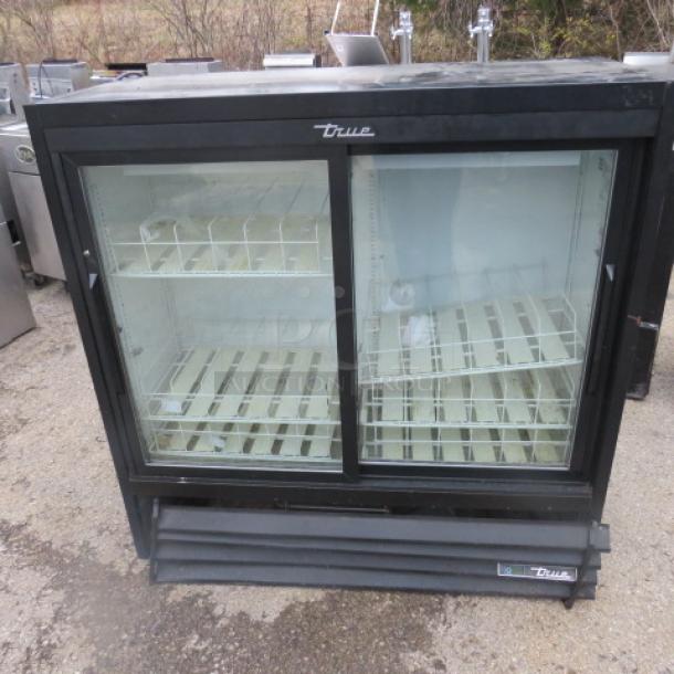 One True 2 Door Glass Display Refrigerator With 6 Racks. Model# GDM41SL48HC. 115 Volt. 47X21X48. $4137.12. - Image 1 of 1