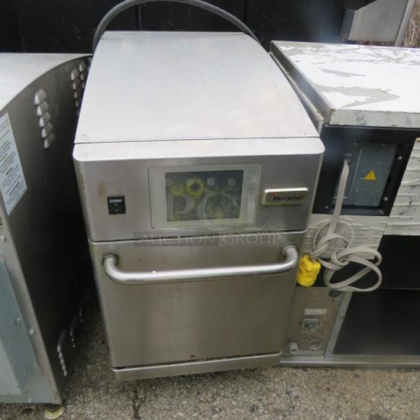 One SS Merrychef Commercial Microwave/Convection Oven. 208/240 Volt. 1 phase. Model# Eikon e2. Unable To Test. $8699.99. - Image 1 of 1