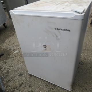 One Black And Decker Cooler. 115 Volt. Model# BCFA27. 18.5X18X26