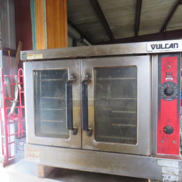 One Vulcan Natural Gas Full Size Convection Oven With 4 Racks. 40X31X31 - Image 1 of 2