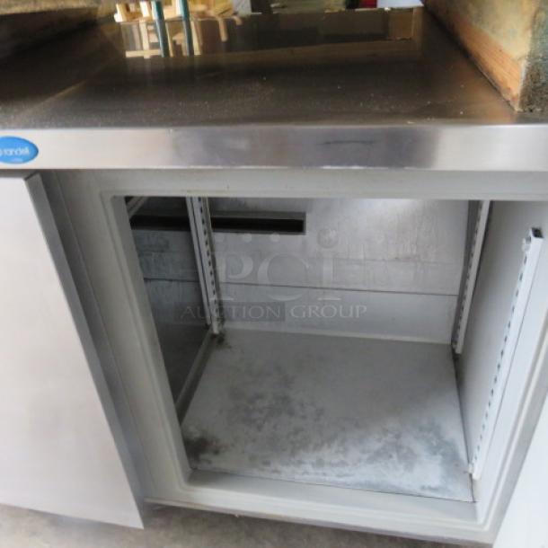 One Randell 2 Door Under Counter Refrigerator On Casters. 48X30X33 - Image 2 of 2