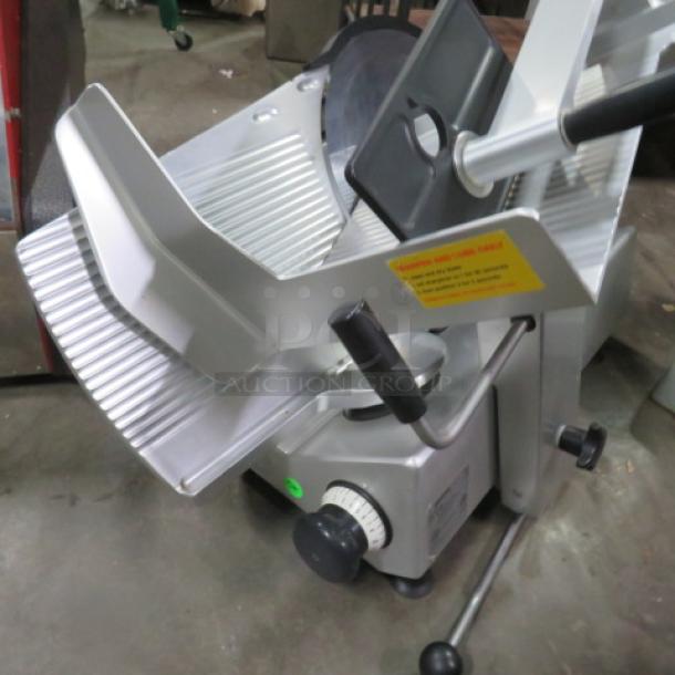 One WORKING  Bizerba Heavy Duty Deli Slicer. Model# GSPH. 120 Volt. $4469.68 - Image 4 of 4