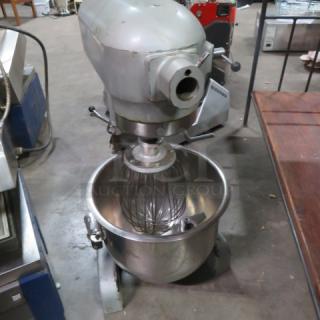One WORKING Hobart 20 Quart Mixer With Bowl Whip And Paddle. Model# A-200. 115 Volt.
