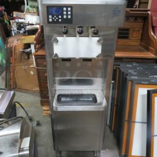 One Stoelting Soft Serve Machine On Casters. 208-240 Volt. 3 Phase. Model# F231-10912YG2ME. $18,244.90