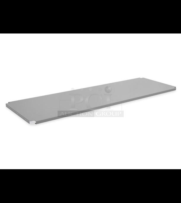 BRAND NEW SCRATCH & DENT! Regency 600UT3072S Adjustable Stainless Steel Work Table Undershelf for 30" x 72" Tables - 18 Gauge. Original Packaging Is Damaged. (Thumbnail photo is for example, may differ form product) - Image 1 of 2