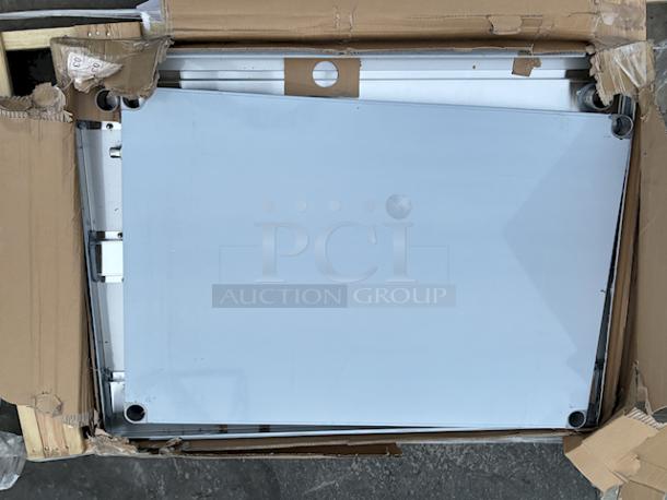 BRAND NEW SCRATCH & DENT, IN ORIGINAL PACKAGING! Regency 600TS3648S 36" x 48" 16 Gauge Stainless Steel Commercial Work Table with Undershelf. - Image 1 of 2