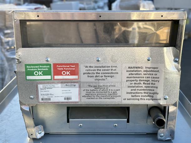 BRAND NEW SCRATCH & DENT! Avantco Chef Series CAG-15-MG 15" Countertop Gas Griddle with Manual Controls - 30,000 BTU, S/N: 955203000007 Mfg: 15-DEC-2023. Light Surface Rust. - Image 3 of 7