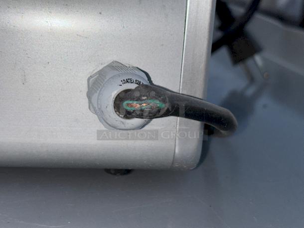 OUT OF ORIGINAL PACKAGING! Edlund Edvantage EDVG-12SS #12 Electric Meat Grinder With Stainless Steel Components - 120V; 1/2 hp, Includes ALL Parts & Pieces. S/N: 20BCJC1468. Mfg: 2023. Cord is damaged. - Image 10 of 10