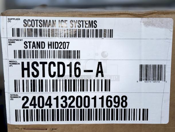 BRAND NEW! Out Of Original Packaging!! Scotsman HSTCD16-A 16 1/2" x 23 9/16" x 32" Enclosed Stainless Steel Ice Dispenser Stand with Door, S/N: 24041320011698, Minor Scratches & Dents. - Image 2 of 8