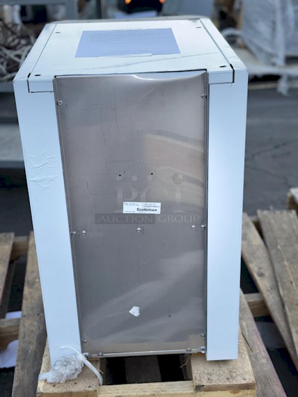 BRAND NEW! Out Of Original Packaging!! Scotsman HSTCD16-A 16 1/2" x 23 9/16" x 32" Enclosed Stainless Steel Ice Dispenser Stand with Door, S/N: 24041320011698, Minor Scratches & Dents. - Image 6 of 8