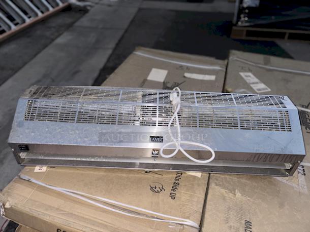 BRAND NEW SCRATCH & DENT! Boltic 687BFM1510SS 42" Stainless Steel Air Curtain with Plunger Door Switch. 120v/1ph/60hz - Image 1 of 6