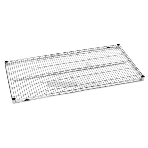 BRAND NEW! Regency 460SW1848 Spec Line 18" x 48" NSF Stainless Steel Wire Shelf. Original packaging is damaged. Item my be scratched and/or dented. 700lb weight capacity. Packaging is damaged. Product may be scratched and/or dented. *Product image is for example, may differ slightly from actual product. - Image 1 of 3