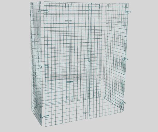 BRAND NEW SCRATCH & DENT! Regency 460EGSC2448 NSF Green Wire Security Cage - 24" x 48" x 61" Product packaging is damaged and may be scratched and/or dented. *Image is for example, may not depict inclusions or accessories. - Image 1 of 4