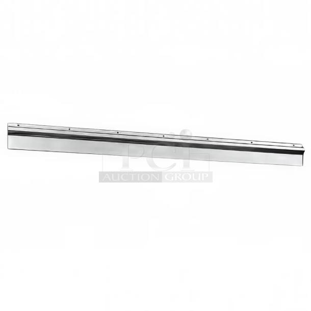 BRAND NEW IN ORIGINAL PACKAGING!! Choice 407CHA48 48" x 3 1/2" Aluminum Wall-Mounted Ticket Holder. *Thumbnail Image is for example, may not depict inclusions or accessories. - Image 1 of 5