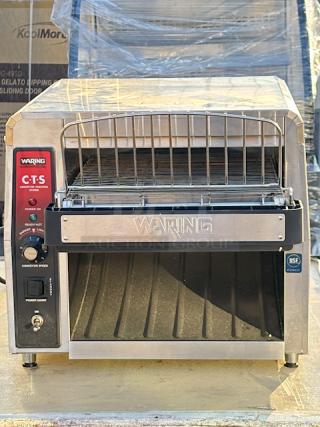BRAND NEW! Waring CTS1000 Commercial Conveyor Toaster - 120V/15 Amps/1 Phase/60 Hz. Out of Original Packaging. See photos.