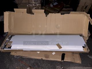 BRAND NEW SCRATCH & DENT! Regency 600TS1872S 18" x 72" 16-Gauge 304 Stainless Steel Commercial Work Table with Undershelf. Product packaging is damaged and table may be scratched and/or dented.
