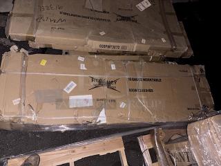 BRAND NEW SCRATCH & DENT! Regency 600WT24X84BS 24" x 84" 16-Gauge 304 Stainless Steel Commercial Open Base Work Table with 4" Backsplash. Product packaging is damaged and may be scratched and/or dented.
