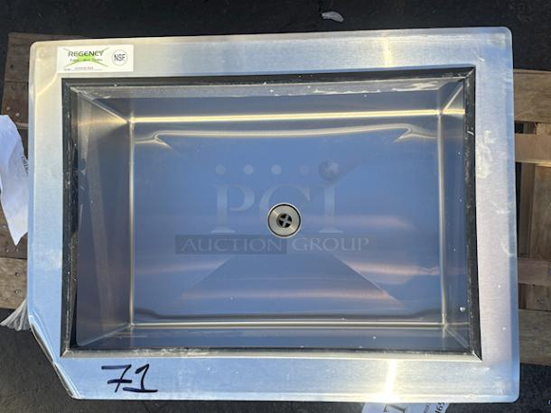 BRAND NEW SCRATCH & DENT! Regency Stainless Steel Drop-In Ice Bin 18" x 24"x11-5/16" 40.58Lb. Easily fixable with a pliers corner is bent. - Image 4 of 8