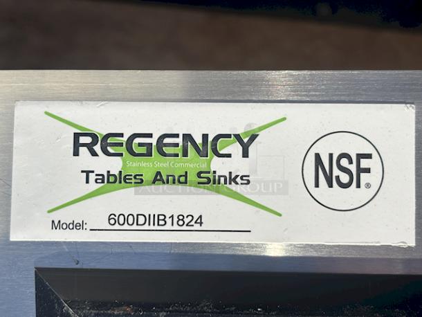 BRAND NEW SCRATCH & DENT! Regency Stainless Steel Drop-In Ice Bin 18" x 24"x11-5/16" 40.58Lb. Easily fixable with a pliers corner is bent. - Image 5 of 8