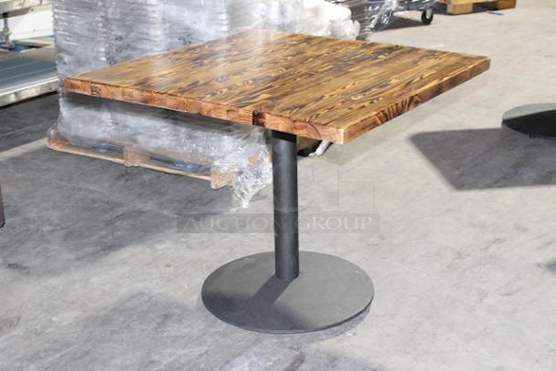 HIGH QUALITY/LIKE NEW!! Solid Wood Table Top With Base 36"x36"x33".



*These items are located at our main warehouse approximately 10mins away. The address is 3290 S. Highland Dr. Las Vegas NV 89109.* - Image 2 of 5