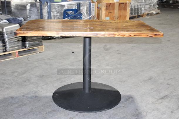 HIGH QUALITY/LIKE NEW!! Solid Wood Table Top With Base 36"x36"x33".



*These items are located at our main warehouse approximately 10mins away. The address is 3290 S. Highland Dr. Las Vegas NV 89109.* - Image 5 of 5