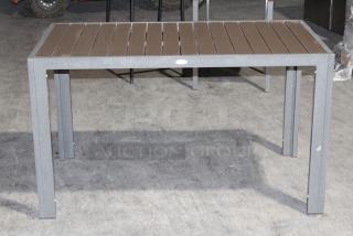 LIGHTLY USED! Upscale Mingja MJ-686 Outdoor Table With a sleek aluminum frame and a durable PVC wicker top & 4 Matching MJ-589  Silver Frame Aluminum Arm Chair with PVC Wicker Outdoor Chairs. 5x Your Bid Table Dimensions: 52x29x30. Chair Dimensions: 22x22x32 (seat Height: 18").


*These items are located at our main warehouse approximately 10mins away. The address is 3290 S. Highland Dr. Las Vegas NV 89109.*