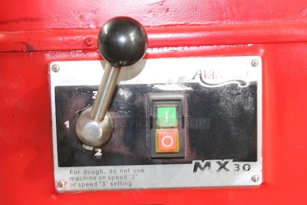 Avantco MX30 Commercial Planetary Floor Mixer. Includes Paddle and Wire Whip, 120v/1Ph. Tested. In Working Order. 


*These items are located at our main warehouse approximately 10mins away. The address is 3290 S. Highland Dr. Las Vegas NV 89109.* - Image 2 of 5