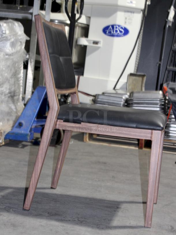 HIGH QUALITY! Modern Aliwood Armless Dining Chair. Fully welded Aluminum Frame w/ Wood Finish, Upholstered Vinyl Seat and Backrest, Padded High Density Commercial Grade Foam, Nylon Foot Glides. 3x Your Bid.......


*These items are located at our main warehouse approximately 10mins away. The address is 3290 S. Highland Dr. Las Vegas NV 89109.* - Image 4 of 6