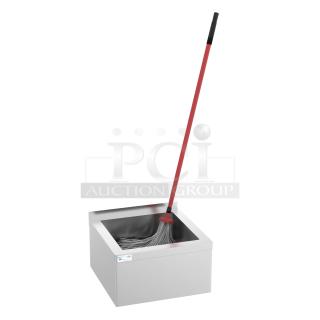BRAND NEW SCRATCH & DENT! Koolmore MPS-1922123 12 in. Stainless Steel Commercial Floor Mop Sink with Deep Basin, Bowl Size 19"x 12"x 22". IN THE ORIGINAL PACKAGING.