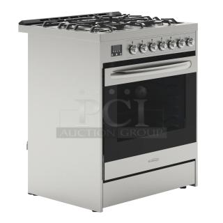 DO NOT MISS OUT!!! BRAND NEW! Koolmore FR30G-SS 30 in. Stainless-Steel Professional Gas Range. In Sealed Manufacturer Packaging. 25" x 29.9" x 35.4"  ONLY OBSERVABLE DEFECT IS A MINOR SCRATCH!!! (see photos). 

*This unit is located at our main warehouse approximately 10mins away. The address is 3290 S. Highland Dr. Las Vegas NV 89109.*