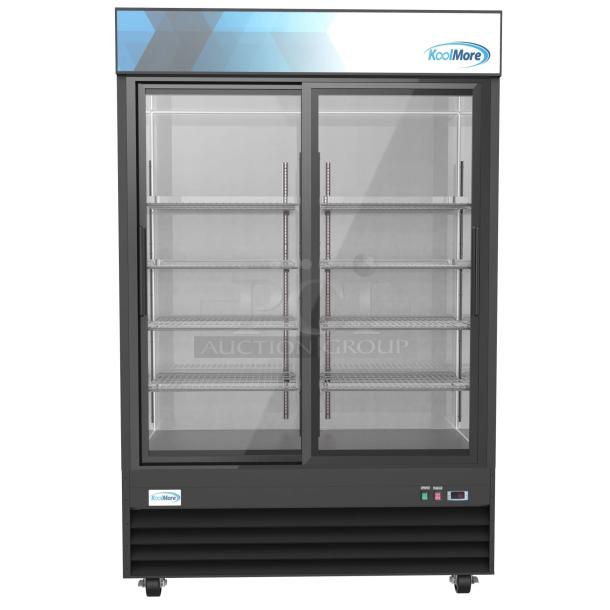 BRAND NEW SCRATCH & DENT! Koolmore MDR-2D-GSLD 53 in. Two-Door Merchandiser Refrigerator - 45 Cu Ft. 115V/10.7Amp/1Ph, On Commercial Casters. 53-1/8" x 32-7/8" x 79-3/8". IN ORIGINAL PACKAGING!! TESTED!! IN PERFECT WORKING ORDER!! Superficial Scuff on top right side of unit. 


*This unit is located at our main warehouse approximately 10mins away. The address is 3290 S. Highland Dr. Las Vegas NV 89109.* - Image 1 of 10