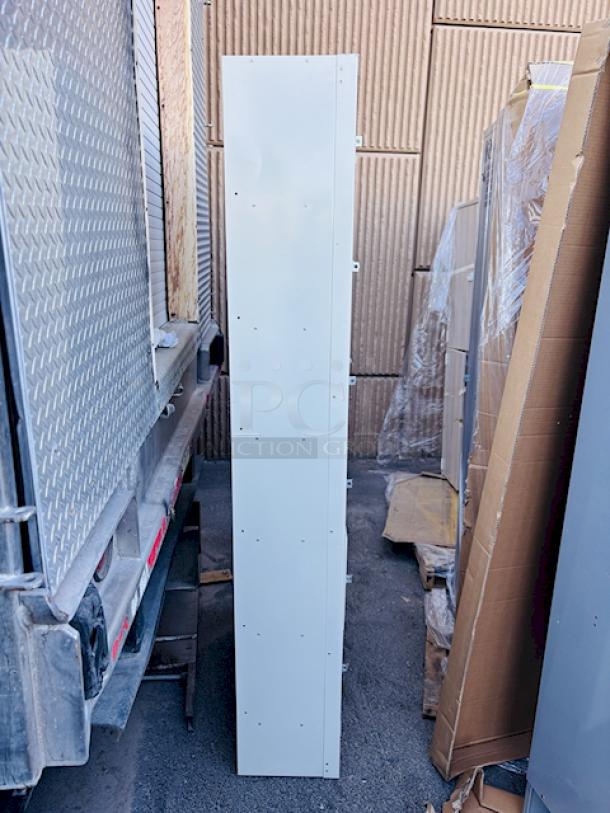 BRAND NEW SCRATCH & DENT! Winholt WL-618 Triple Column Eighteen Door Locker with Perforated Doors - 36" x 12"	36x12x78 - Image 6 of 7