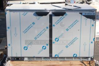 BRAND NEW SCRATCH & DENT! Beverage-Air UCR48AHC-23 48" Low Profile Undercounter Refrigerator. 115 Volts	2.2 Amps	1 Phase	60 Hz. S/N: 15003249 Mounting points for doors are bent slightly inward.