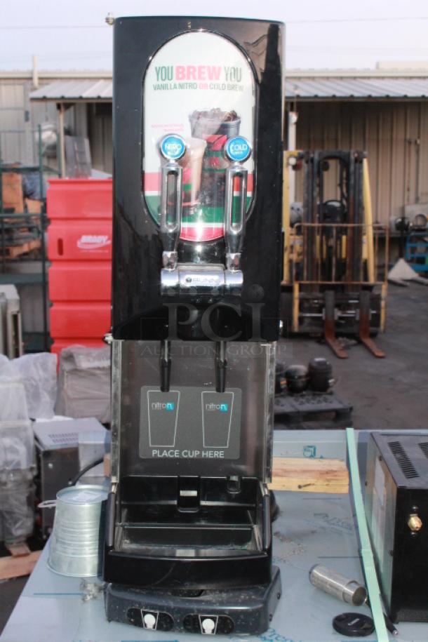 BUNN NITRON, CT - BASE 120V  Cold Draft All-Nitro with Removable Door Graphics, ADA Switch Kit. & Gas Module. Missing Back Leg. - Image 1 of 10