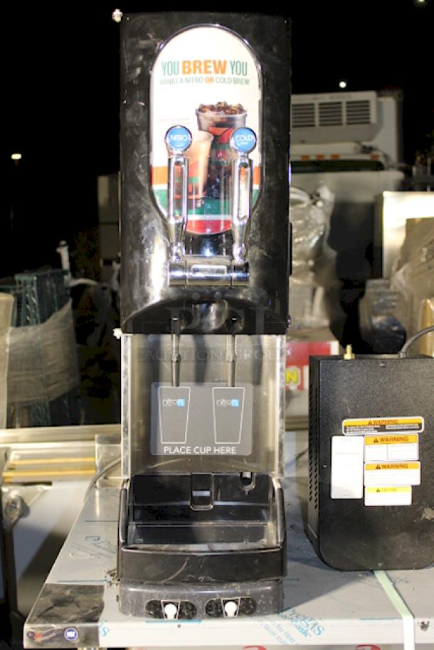 BUNN NITRON, CT - BASE 120V  Cold Draft All-Nitro with Removable Door Graphics, ADA Switch Kit. & Gas Module. Missing Back Leg. - Image 10 of 10