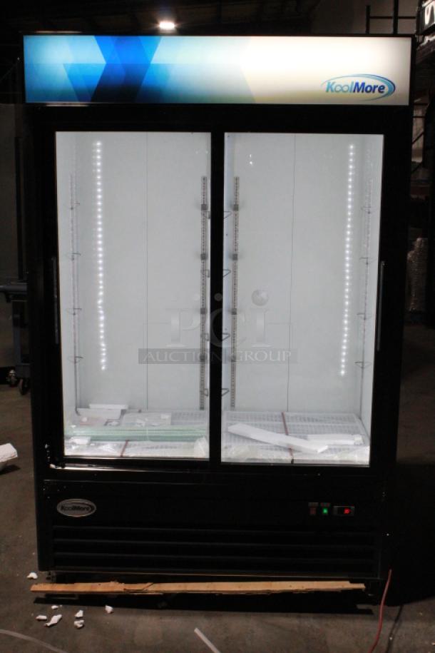 BRAND NEW SCRATCH & DENT! Koolmore MDR-2D-GSLD 53 in. Two-Door Merchandiser Refrigerator - 45 Cu Ft. 115V/10.7Amp/1Ph, On Commercial Casters. 53-1/8" x 32-7/8" x 79-3/8". IN ORIGINAL PACKAGING!! TESTED!! IN PERFECT WORKING ORDER!! Superficial Scuff on top right side of unit. 


*This unit is located at our main warehouse approximately 10mins away. The address is 3290 S. Highland Dr. Las Vegas NV 89109.* - Image 4 of 10