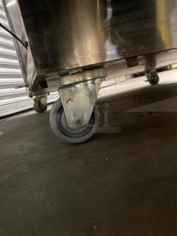 Blodgett Zephaire Series Commercial Stainless Steel Natural Gas Powered Convection Oven! Model: ZEPHAIRE-200-G-ES SN: 072015CH029T! Double Stacked! With Garland Master 200 Series Commercial Stainless Steel Natural Gas Powered Convection Oven! With Wire Oven Racks! On Casters! 2X Your Bid Make One Unit! - Image 12 of 13