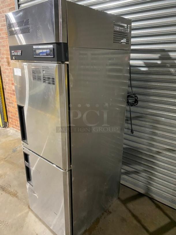 Turbo-Air Commercial Stainless Steel Half Door Dual Temp Refrigerator/Freezer Combo! With Digital Touch Control Panel! Model: JRF-19 SN: J1RF2A8015! 115V 1 Phase! - Image 2 of 11