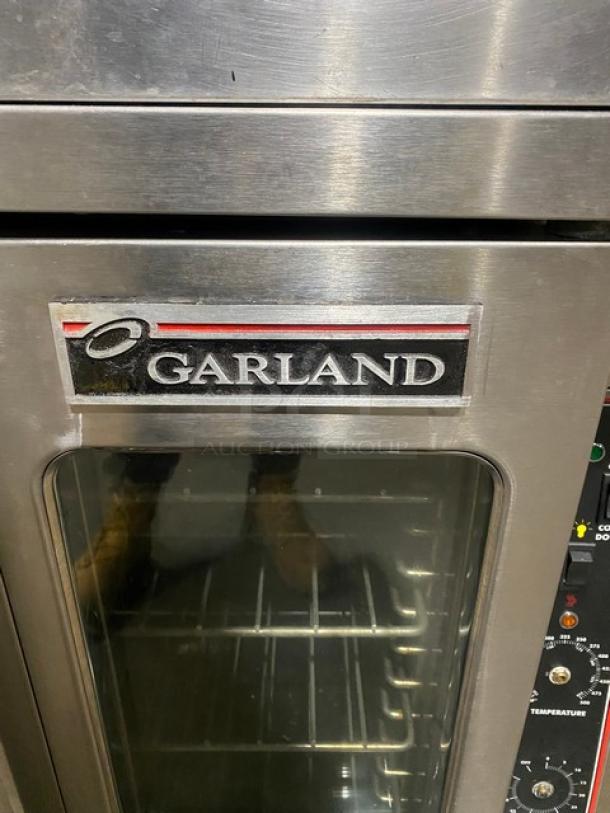 Blodgett Zephaire Series Commercial Stainless Steel Natural Gas Powered Convection Oven! Model: ZEPHAIRE-200-G-ES SN: 072015CH029T! Double Stacked! With Garland Master 200 Series Commercial Stainless Steel Natural Gas Powered Convection Oven! With Wire Oven Racks! On Casters! 2X Your Bid Make One Unit! - Image 8 of 13
