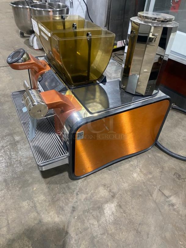 Thermoplan Starbucks Style Mastrena II Series Commercial Stainless Steel Countertop Espresso Machine! With 3 Bean Hoppers! Model: M2-CS! 208V - Image 2 of 10