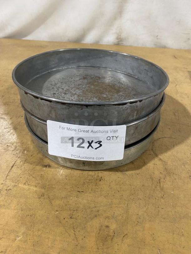 Round Commercial Cake Pans! 3X Your Bid! - Image 1 of 6